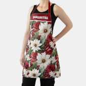 Vintage rustikale Weihnachtsfeiertage Blätter Must Schürze (InSitu)