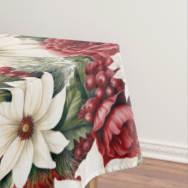 Vintage rustikale Weihnachtsfeiertage Blätter Must Tischdecke