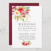 Vintage Rustikale Zarenhochzeit Programm (Vorne/Hinten)