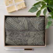 VINTAGE RUSTIKTEXTURE BROWLD DECOUPAY SEIDENPAPIER (Geschenk)