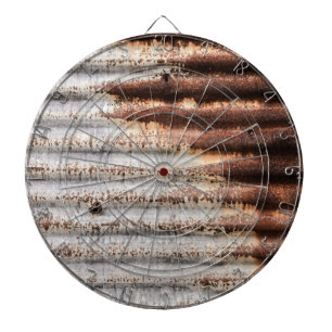 Vintage Rusty Dartscheibe