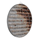 Vintage Rusty Dartscheibe (Vorderseite Links)