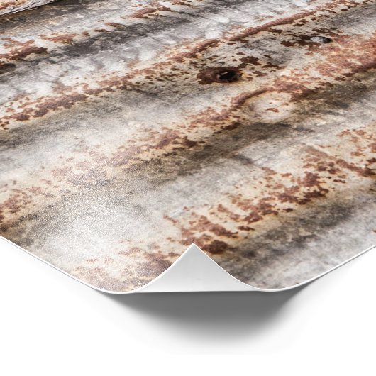 Vintage Rusty Fotodruck (Ecke)