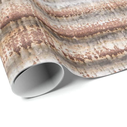 Vintage Rusty Geschenkpapier (Rolleneckpunkt)