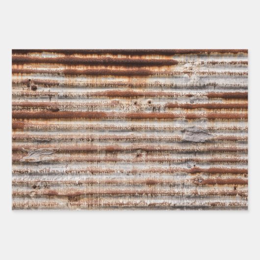 Vintage Rusty Geschenkpapier Set (Vorderseite 3)