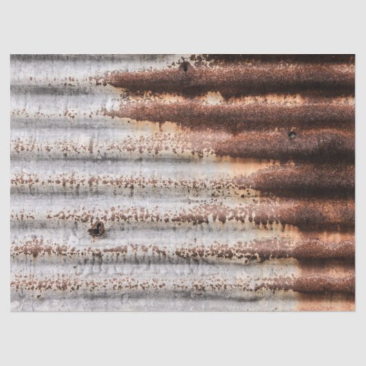 Vintage Rusty Metal Seidenpapier (Vorderseite)