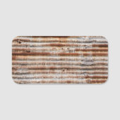 Vintage Rusty Namensschild (Vorderseite)