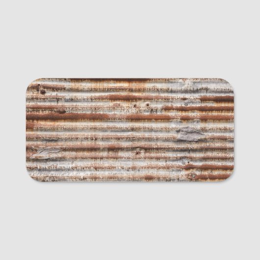 Vintage Rusty Namensschild (Vorderseite)