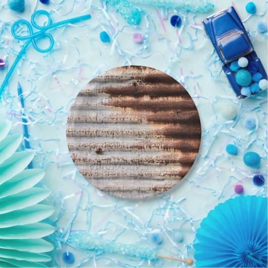 Vintage Rusty Pappteller (Party)