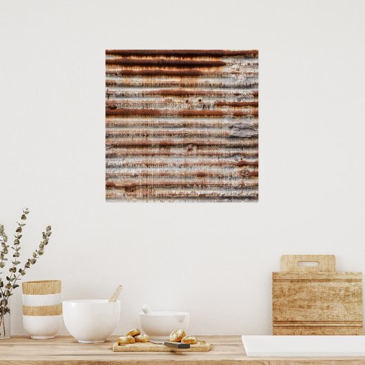 Vintage Rusty Poster (Küche)