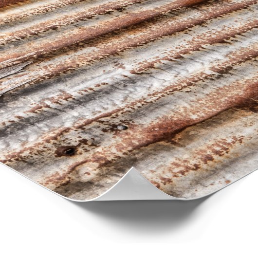 Vintage Rusty Poster (Ecke)