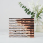 Vintage Rusty Postkarte (Stehend Vorderseite)