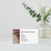 Vintage Rusty Visitenkarte (Stehend Vorderseite)