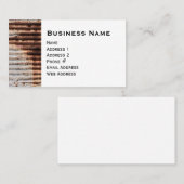 Vintage Rusty Visitenkarte (Vorne/Hinten)