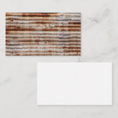 Vintage Rusty Visitenkarte (Vorne/Hinten)