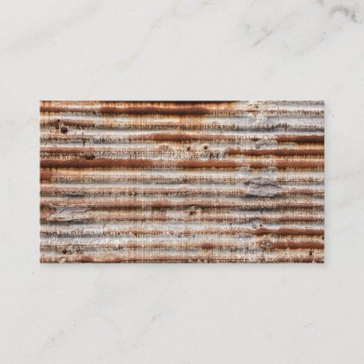 Vintage Rusty Visitenkarte (Vorderseite)