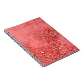 Vintage, rutschige Eisenwand Textur Notizblock (Rechte Seite)