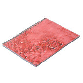 Vintage, rutschige Eisenwand Textur Notizblock (Linke Seite)