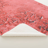 Vintage, rutschige Eisenwand Textur Sherpadecke (3/4)