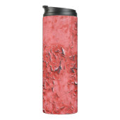 Vintage, rutschige Eisenwand Textur Thermosbecher (Nach rechts gedreht)