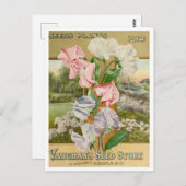 Vintage Saatgutanzeige Postkarte (Vorne/Hinten)