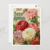 Vintage Saatgutanzeige Postkarte (Vorne/Hinten)