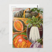 Vintage Saatgutanzeige Postkarte (Vorne/Hinten)