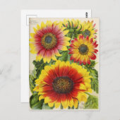 Vintage Saatgutanzeige Postkarte (Vorne/Hinten)