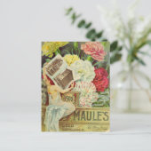 Vintage Saatgutanzeige Postkarte (Stehend Vorderseite)