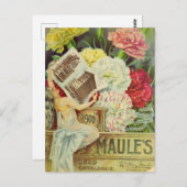 Vintage Saatgutanzeige Postkarte (Vorne/Hinten)