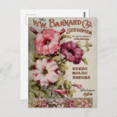 Vintage Saatgutanzeige Postkarte (Vorne/Hinten)