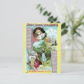 Vintage Saatgutanzeige Postkarte (Stehend Vorderseite)