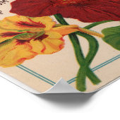 Vintage Saatgutpackungen Poster (Ecke)