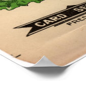 Vintage Saatgutpackungen Poster (Ecke)