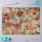 Vintage Saatgutverpackung Seidenpapier (Basteln)