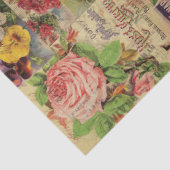 Vintage Saatgutverpackung Seidenpapier (Ausschnitt)