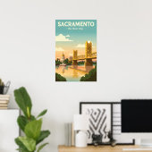 Vintage Sacramento Poster (Heimbüro)