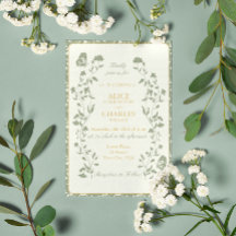 Vintage Sage Green und Cream Wedding