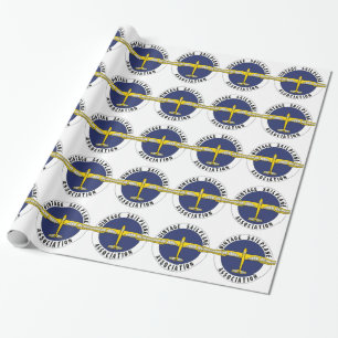 Vintage Sailplane Vereinigungs-Einzelteile Geschenkpapier