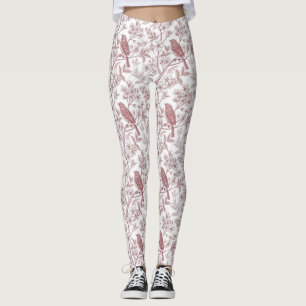 Vintage Sakura Cherry Blossom & Bird Ästhetik 1 Leggings