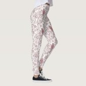 Vintage Sakura Cherry Blossom & Bird Ästhetik 1 Leggings (Rechts)