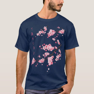 Vintage Sakura Kirschblüten Japanisch T-Shirt