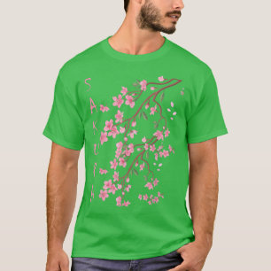 Vintage Sakura Kirschblüten Japanische Grafische K T-Shirt