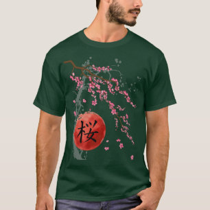 Vintage Sakura Kirschblüten Japanischer Frühling T-Shirt