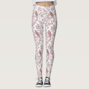 Vintage Sakura Kirschblüten & Vogel Ästhetik Leggings