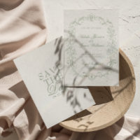 Vintage Salbeigrün Old Money Retro Hochzeit