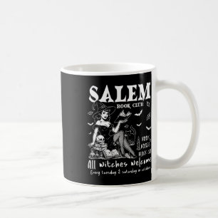 Vintage Salem Hexen-Lesebücher Halloween Gruselig Kaffeetasse