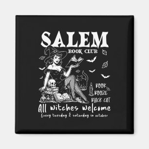 Vintage-Salem-Hexen-Lesebücher Halloween Gruselig Magnet