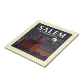 Vintage Salem Massachusetts Fliese (Seite)
