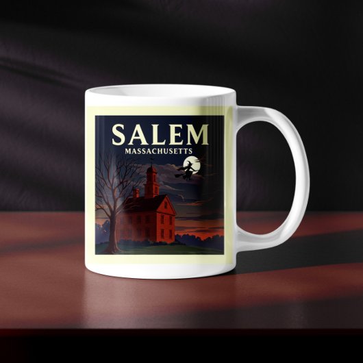 Vintage Salem Massachusetts Kaffeetasse